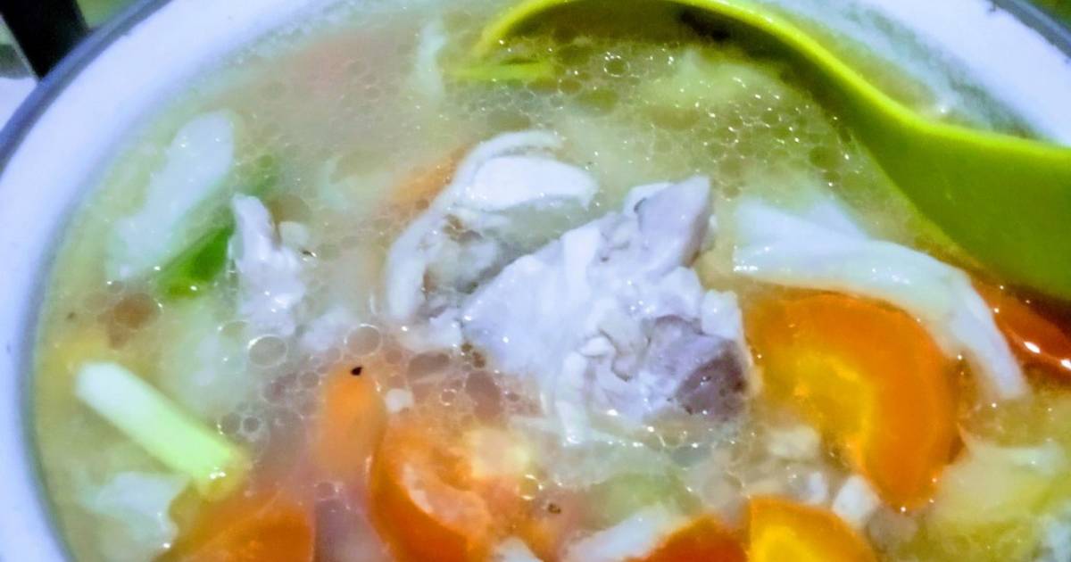 Resep Sup Ayam Paling Praktis dan Simple