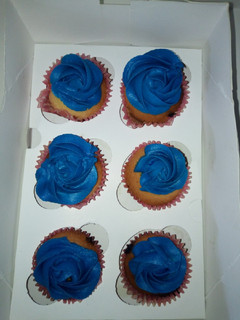 A picture of Frosted cupcakes.