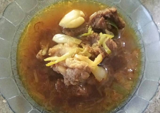 Cara Gampang Menyiapkan Rawon bumbu instan, Lezat