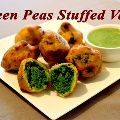 Matar Stuffed Vada | Green Peas Stuffed Vada A picture of Matar Stuffed Vada | Green Peas Stuffed Vada.