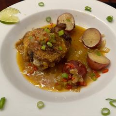 A picture of Cajun Baked Chicken Thighs.