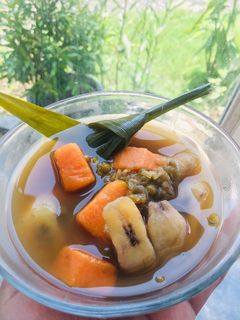 Foto resep Kolak kacang hijau pisang ketela tanpa santan