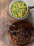 Wors and salad