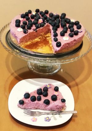 Φωτογραφία της συνταγής Τσιζκέικ blueberry