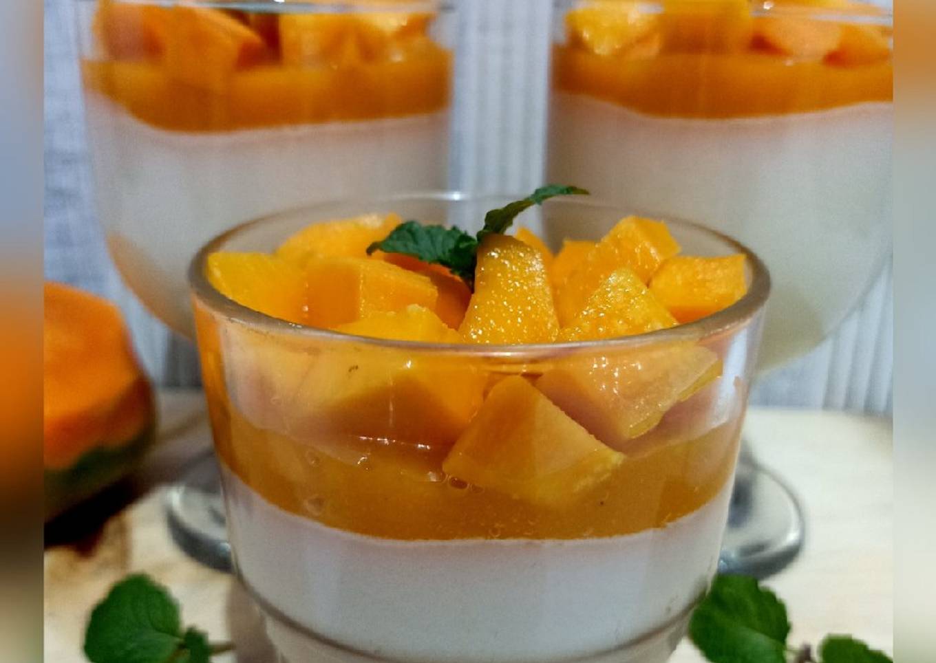 Puding Susu Mangga (resep simple)