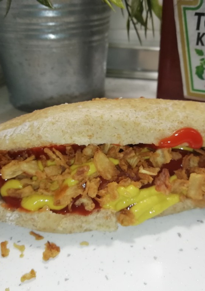 Una foto de Hot dogs en pan de mollete casero