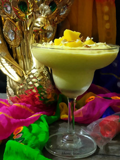 A picture of Mango mousse.