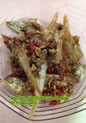 Foto resep Ikan Asin Juhi Tumis Cabe Bawang