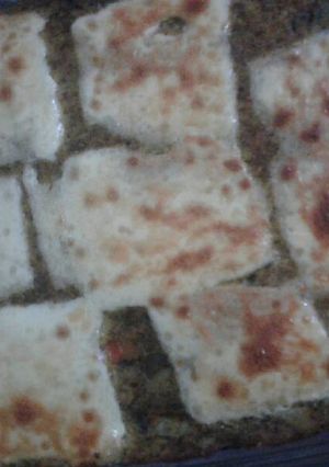 Una foto de Pastel de zuquinis sin hidratos de carbono