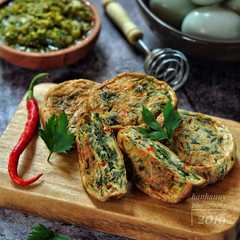 Telur Dadar Daun Singkong-レシピのメイン写真