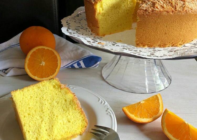 Orange Cheese Chiffon Cake