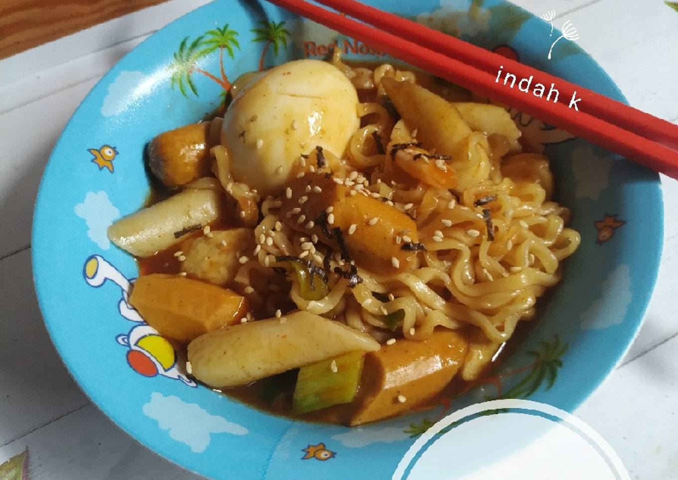 Ramyun Tteobokki(tanpa gochujang)