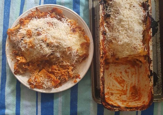 Simple Way to Prepare Ultimate Use it up 2 layer Lasagne
