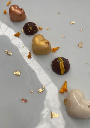 Una foto de Bombones de chocolate