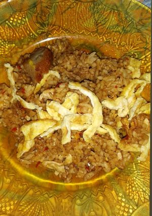 Foto resep Nasi goreng ayam telur