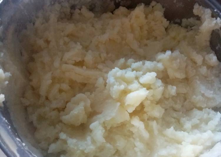 Step-by-Step Guide to Prepare Quick Tasty creamy mashed potatoes