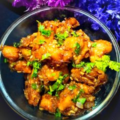 A picture of Cauliflower manchurian.