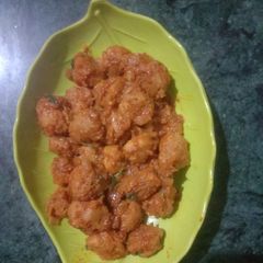 A picture of Soya chunks masala.