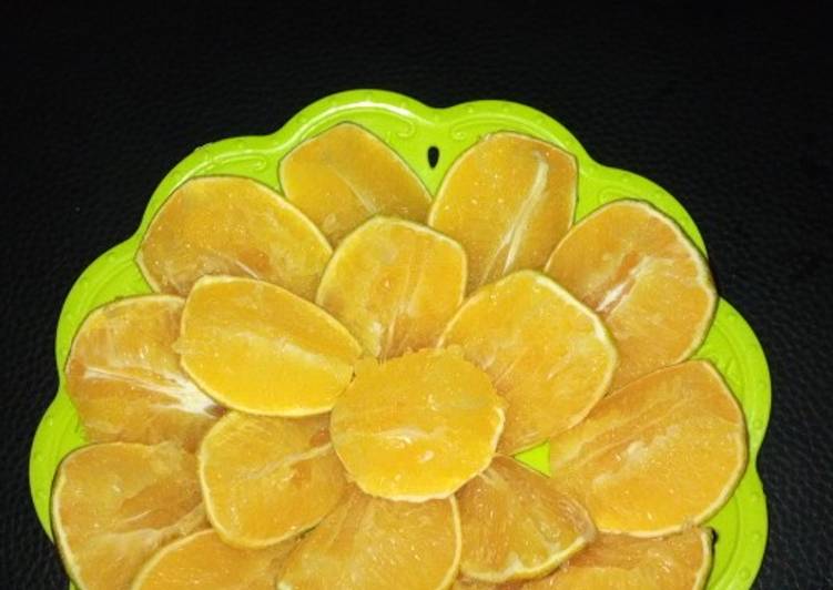 Stylish flowery oranges