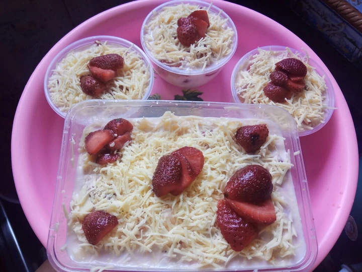 Cara Mudah Membikin Resep Salad buah yoghurt yang  Bikin Ketagihan Anti Ribet, Lezat