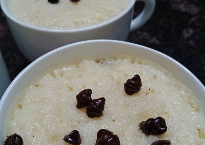 How to Make Super Quick Homemade Choco chip mug cake