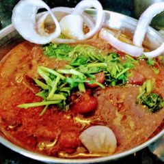 A picture of Rajma Sabzi.