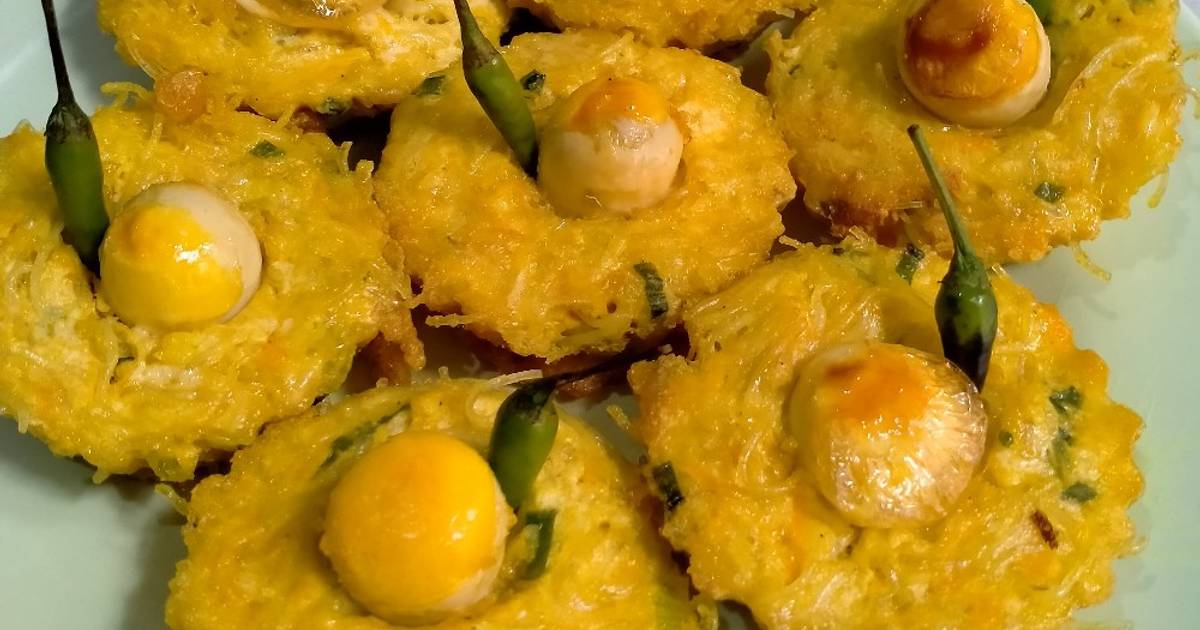  Resep  Tahu  fantasi  bihun  topping telur puyuh oleh nyimas 