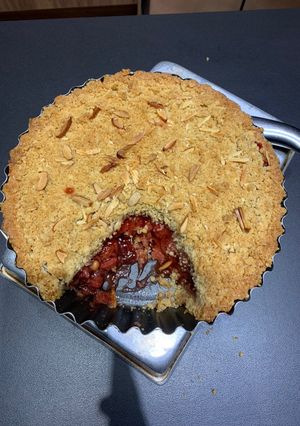 Una foto de Strudel de frutillas