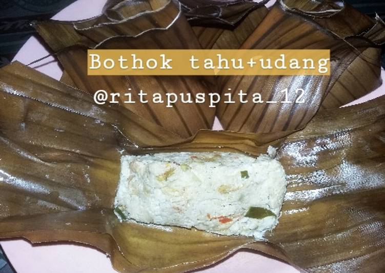 Bothok tahu+udang simple ga ribet 😊