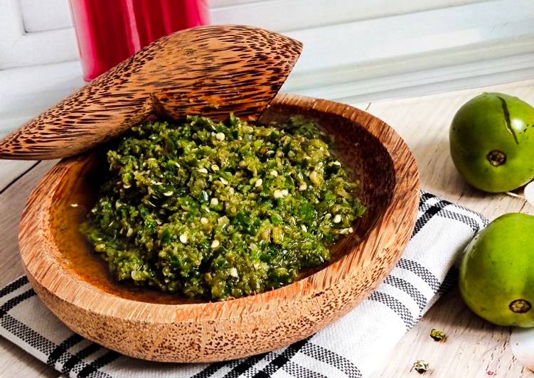 Recipe: Appetizing Bumbu Dasar cabe ijo