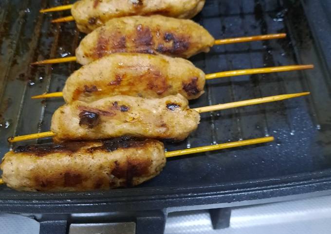 Easiest Way to Prepare Mario Batali Chicken Seekh Kabab