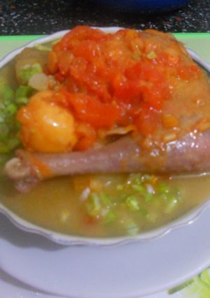 Una foto de Receta Casera Sancocho de Gallina