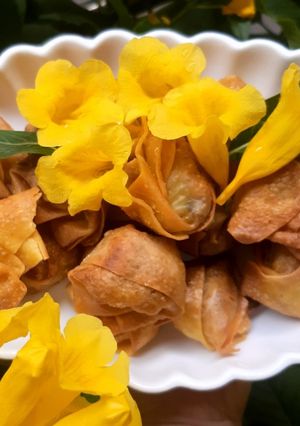 Hình của món Hoành thánh đơn giản.
