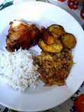 Presa de pollo al horno sin piel