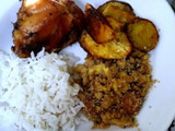 Presa de pollo al horno sin piel