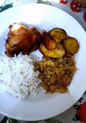 Una foto de Presa de pollo al horno sin piel