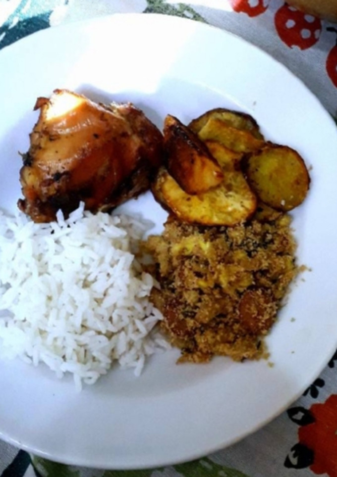 Una foto de Presa de pollo al horno sin piel
