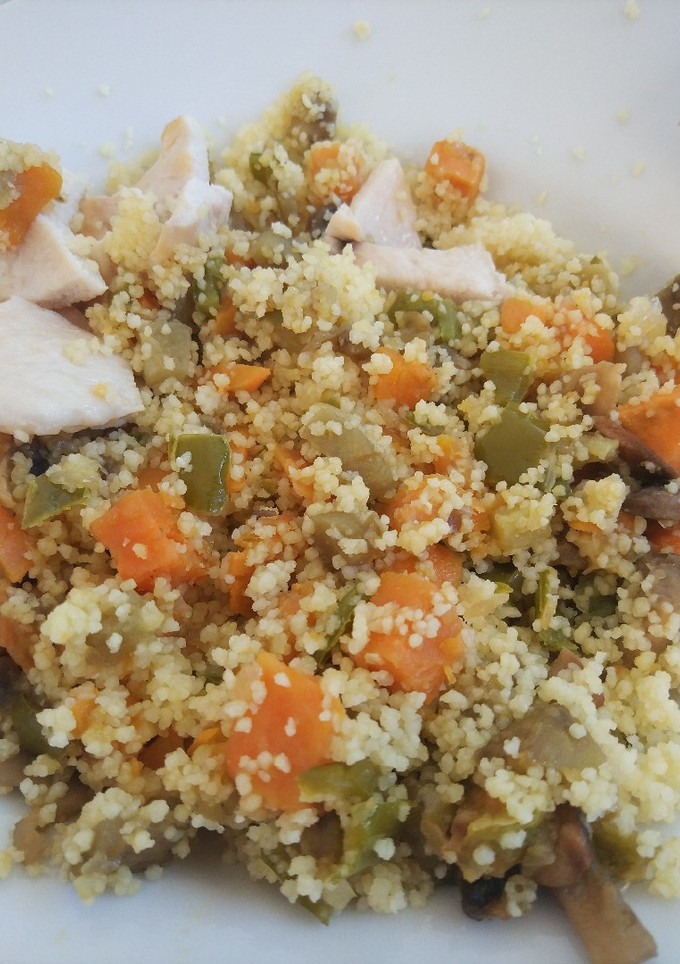 Una foto de Cous cous de otoño