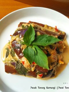 Foto resep Pecak Terong Kemangi (Pecel Terong)