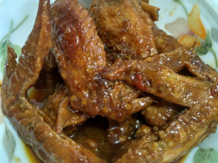 Resep Sayap Ayam Kecap, Lezat Sekali