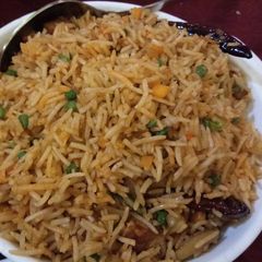 Schezwan fried rice A picture of Schezwan fried rice.