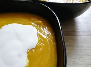 Une photo de Soupe de potimarron et pâtisson