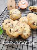 Raisin Pumpkin Seed Cookies