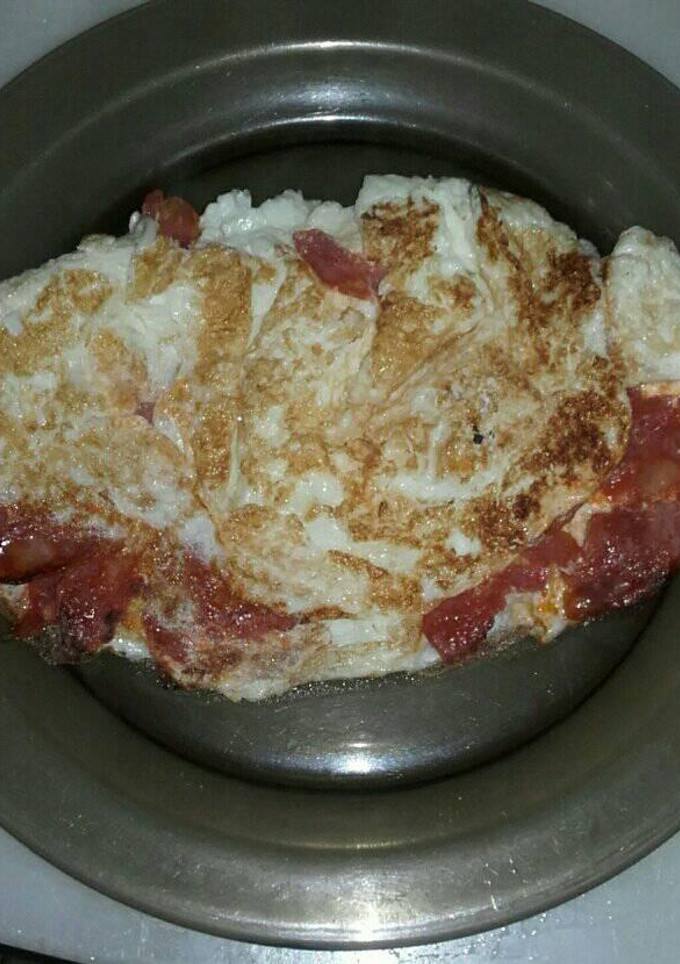 Una foto de Tortilla de claras con chorizo