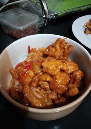 Foto resep 003. Ayam goreng krispi asam manis