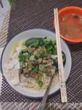 Bakmie ayam jamur pangsit