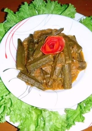 A picture of Bhindi 2 pyaza.