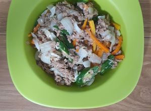 Foto resep Resep kilat tuna flakes kaleng canola oil