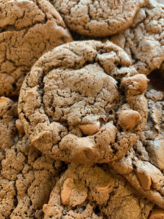 A picture of Chewy Double Chocolate Cookies.