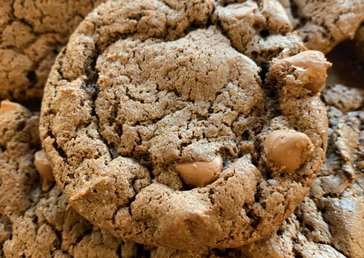 Steps to Make Perfect Chewy Double Chocolate Cookies